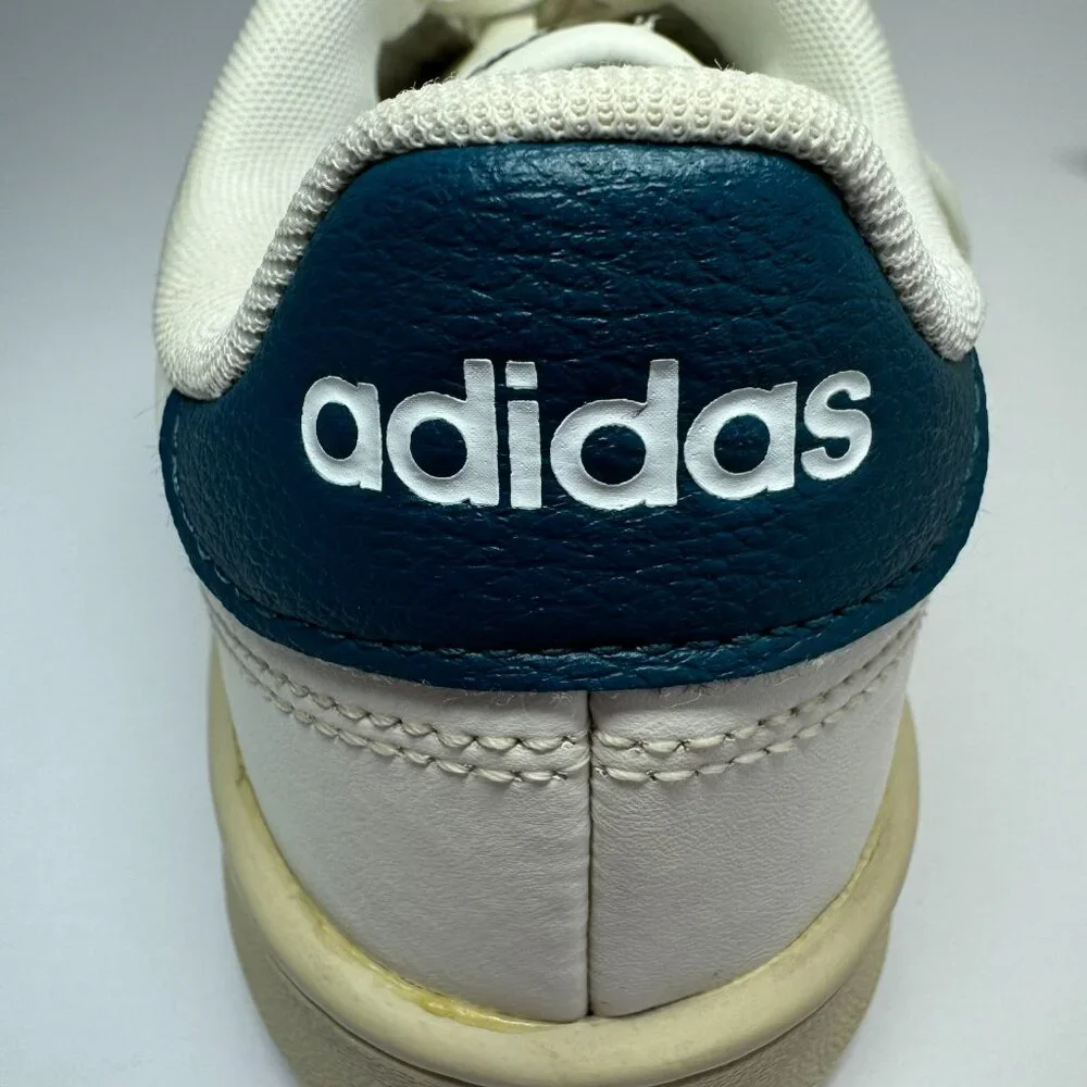 Adidas‎ Shoes GRAND COURT White Leather Sneakers Women's Size 7 Good Condition